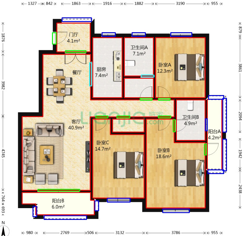 FloorPlan Detection Result